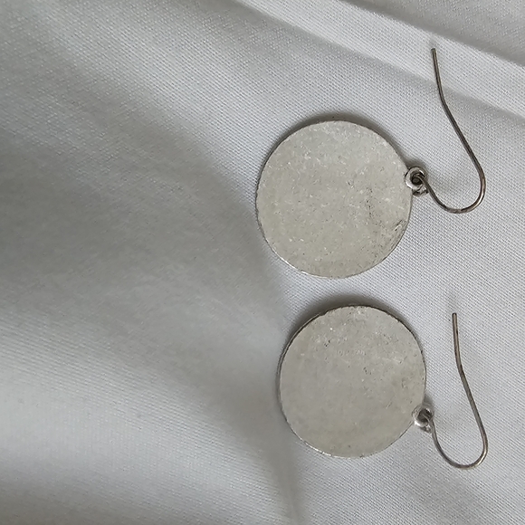 Sterling 925 Fire Opal Earrings & Ring - Bundle. - Picture 8 of 11